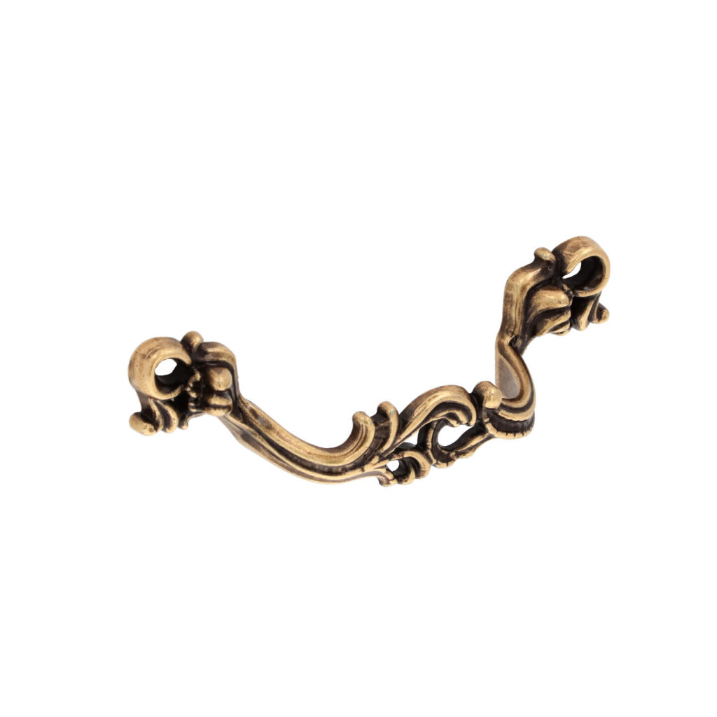 Poignée pour meubles en zamac Entraxe 64mm Florence antique Lot de 6 - Marron, Zamak