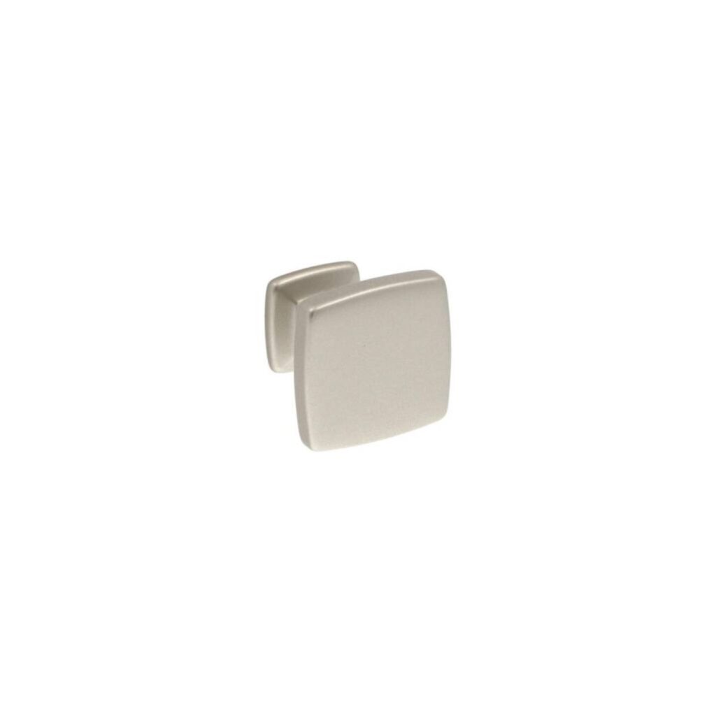 Bouton pour meubles en zamac Diamètre 28mm x 24 Alucover platine - Gris / argent, Zamak