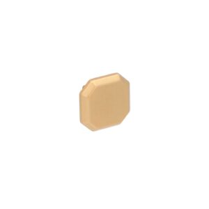Bouton pour meubles en zamac Diamètre 32mm x 23 Alucover laiton - Jaune / doré, Zamak