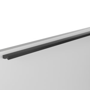 Poignée pour meubles en zamac Entraxe 320mm finition Vernis noir mat – Zamak