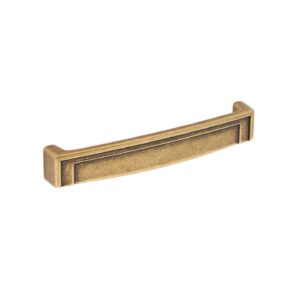 Poignée pour meubles en zamac Entraxe 128mm Florence antique Lot de 6 – Marron, Zamak
