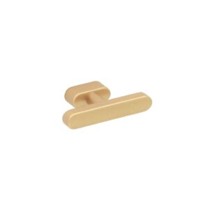 Bouton pour meubles en zamac Entraxe 16mm Alucover laiton – Jaune / doré, Zamak