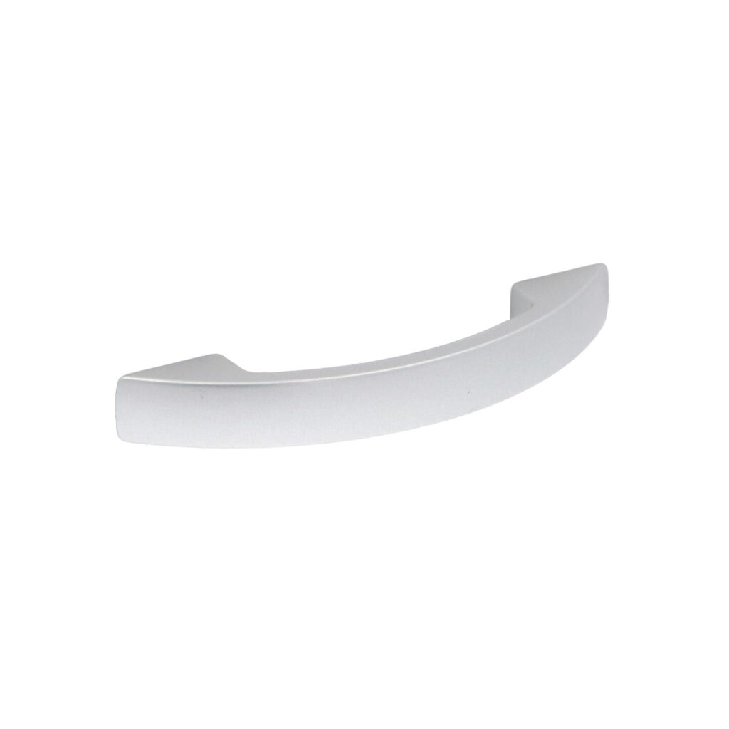 Poignée pour meubles en zamac Entraxe 64mm Aluminium mat verni Lot de 25 - Gris / argent, Zamak