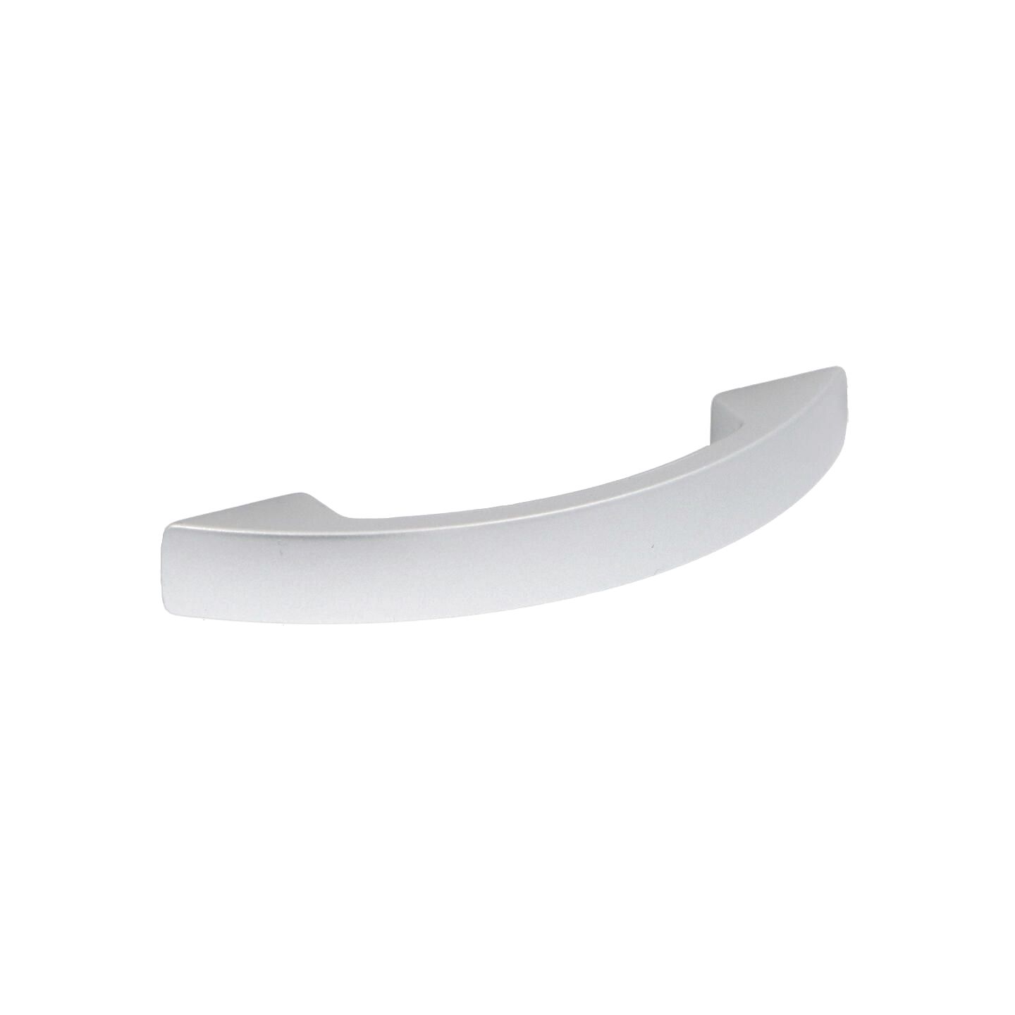 Poignée pour meubles en zamac Entraxe 64mm Aluminium mat verni - Gris / argent, Zamak