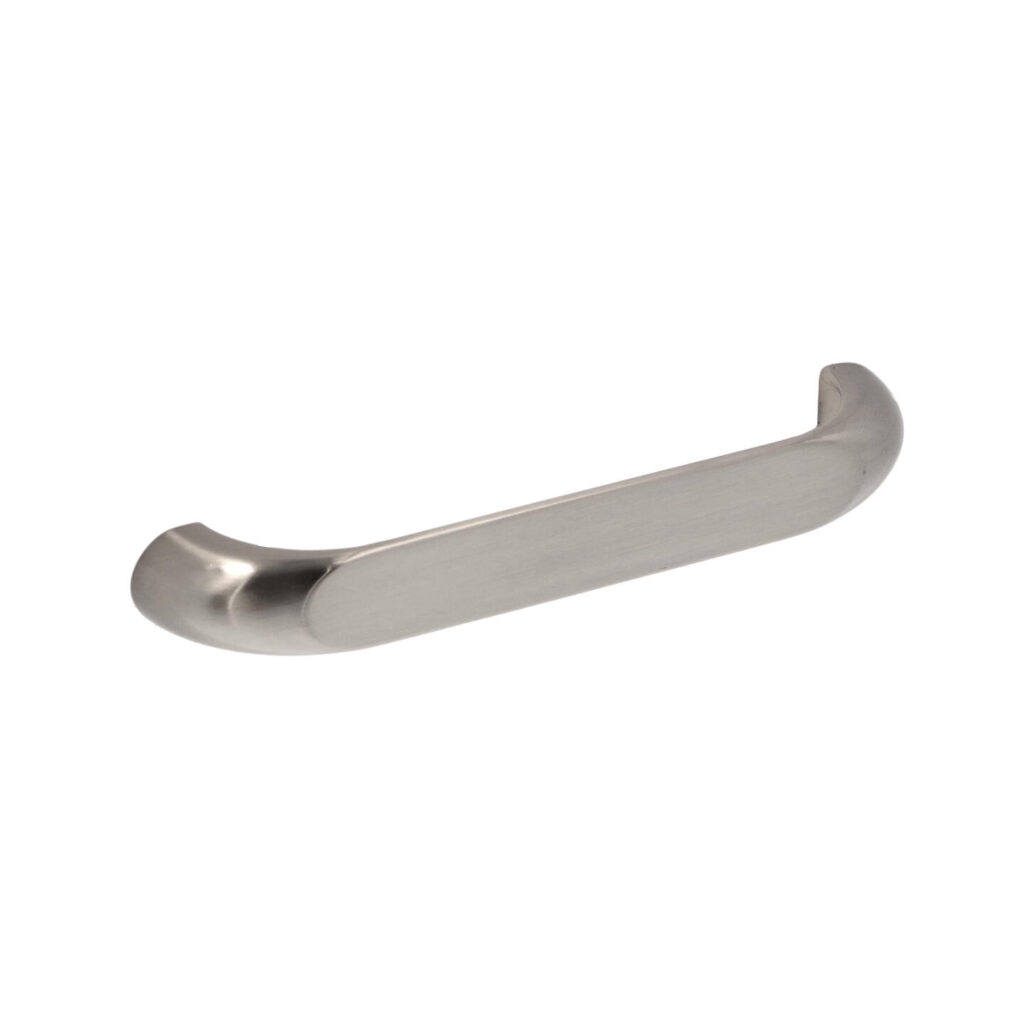 Poignée pour meubles en zamac Entraxe 128mm Nichel satiné Lot de 25 - Gris / argent, Zamak