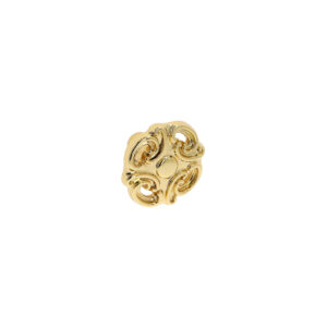 Bouton pour meubles en zamac Diamètre 34mm plaqué or – Jaune / doré, Zamak