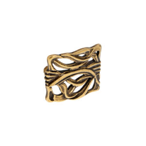 Bouton pour meubles en zamac Entraxe 32mm Florence antique – Marron, Zamak