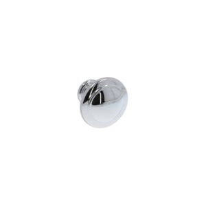 Bouton pour meubles en zamac Diamètre 30mm chrome poli – Gris / argent, Zamak