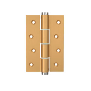 Charnière simple action à ressort, 120X40 mm, en aluminium anodisée or, pour porte de 40 mm - Jaune / doré