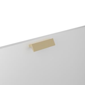Poignée pour meubles en zamac Entraxe 64mm finition Laiton Galver – Jaune / doré, Zamak
