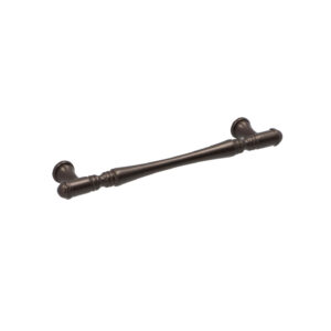 Poignée pour meubles en zamac Entraxe 128mm Brun alu – Marron, Zamak