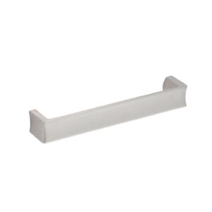 Poignée pour meubles en zamac Entraxe 128mm Nichel satiné Lot de 25 – Gris / argent, Zamak