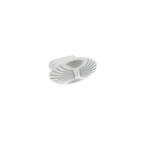Bouton pour meubles en zamac Diamètre 44mm x 25 Patine royale blanche argentée – Gris / argent, Zamak