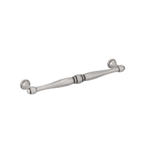 Poignée pour meubles en zamac Entraxe 160mm Vieil argent brillant Lot de 25 – Gris / argent, Zamak