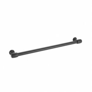 Poignée pour meubles en zamac Entraxe 320mm Varnish black matt Lot de 6 – Noir, Zamak