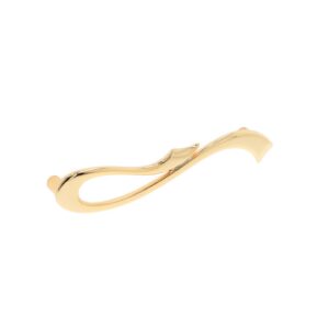 Poignée pour meubles en zamac Entraxe 128mm plaqué or - Jaune / doré, Zamak