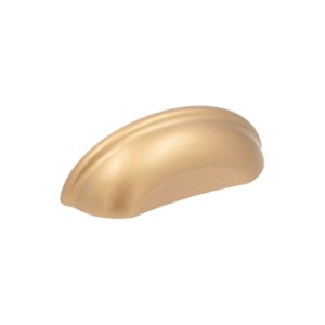 Poignée pour meubles en zamac Entraxe 64mm Alucover laiton – Jaune / doré, Zamak
