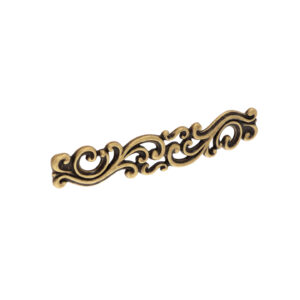 Poignée pour meubles en zamac Entraxe 128mm Florence antique - Marron, Zamak