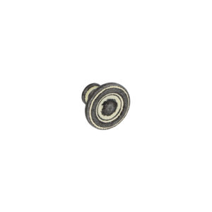 Bouton pour meubles en zamac Diamètre 31mm Ivoire rustique – Beige, Zamak
