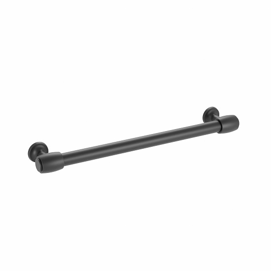Poignée pour meubles en zamac Entraxe 224mm Varnish black matt - Noir, Zamak
