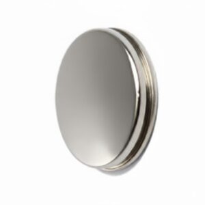 Cache-vis en laiton -nickel brillant- Lot de  50 pcs - Gris / argent
