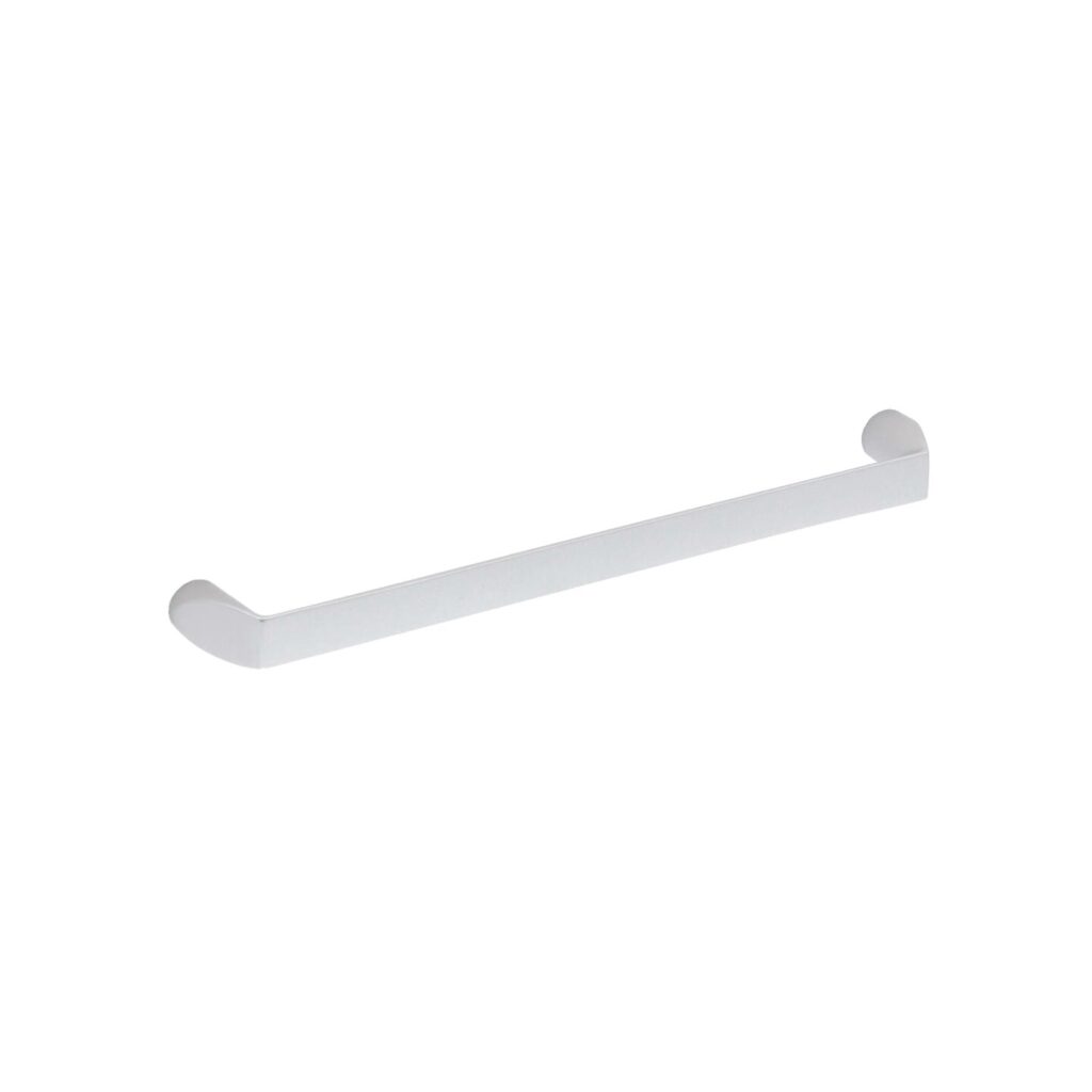 Poignée pour meubles en zamac Entraxe 160mm Aluminium mat verni Lot de 25 - Gris / argent, Zamak