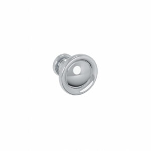 Bouton pour meuble en zamac Diamètre 25mm finition Chrome poli – Gris / argent, Zamak