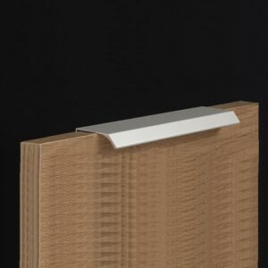 Poignée de meuble profil en aluminium Entraxe 97x1155x40mm Chrome Mat Lot de 25 - Gris / argent
