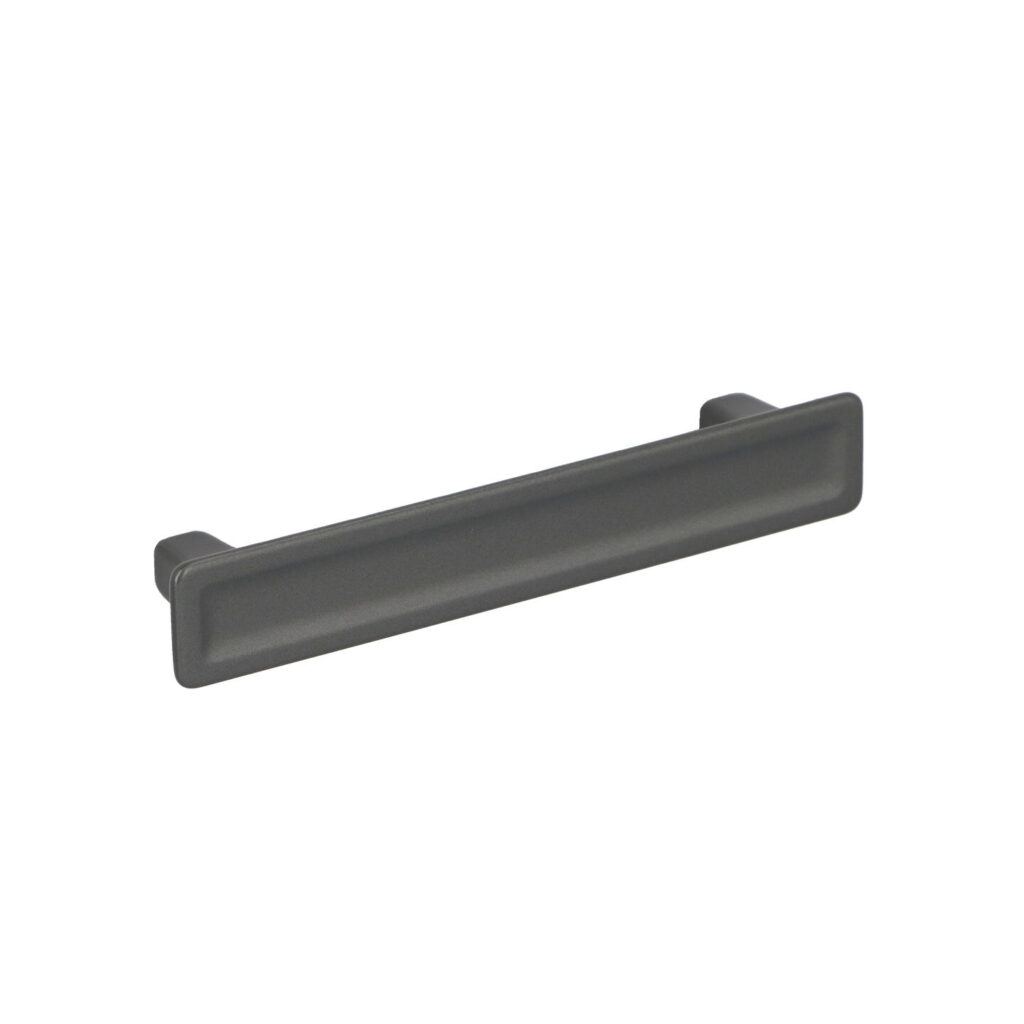 Poignée pour meubles en zamac Entraxe 96mm Alucover graphite Lot de 6 - Anthracite, Zamak