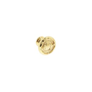 Bouton pour meubles en zamac Diamètre 25mm plaqué or - Jaune / doré, Zamak