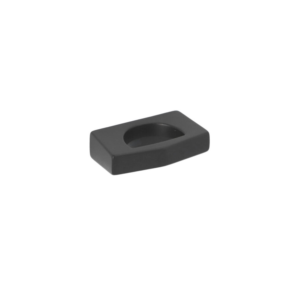 Bouton pour meubles en zamac Entraxe 32mm Vernis noir mat Lot de 25 - Zamak