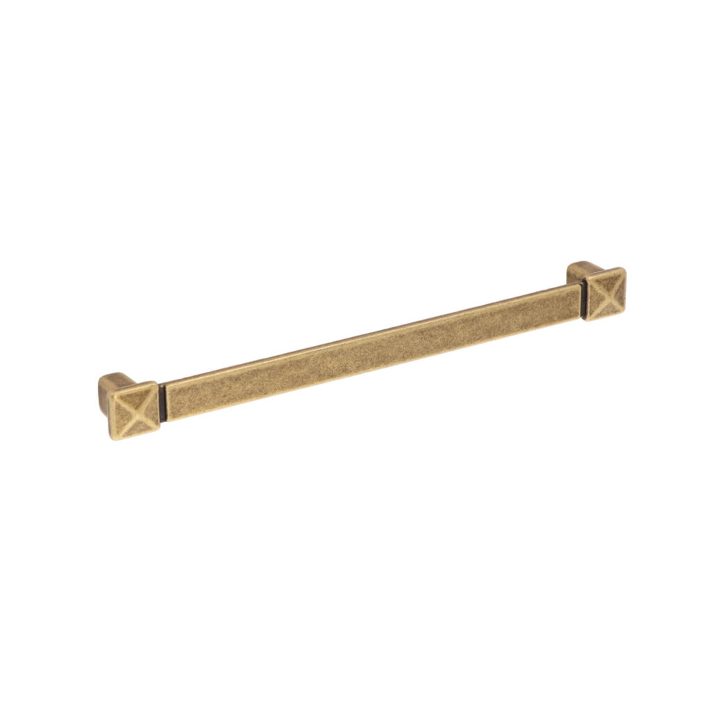 Poignée pour meubles en zamac Entraxe 192mm Florence antique - Marron, Zamak