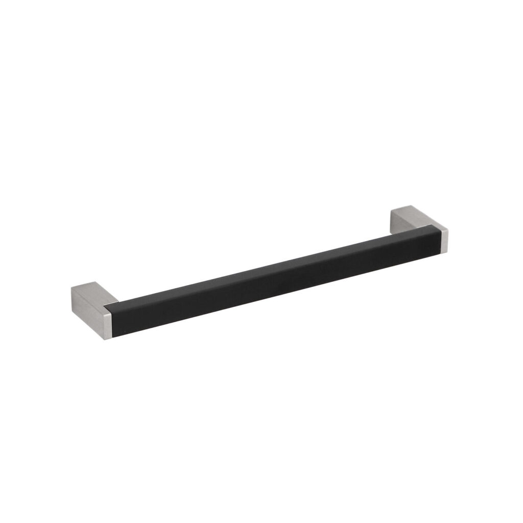 Poignée pour meubles en Acier inox Entraxe 96mm finition en acier inox satiné Lot de 25 - Gris / argent, Acier inoxydable