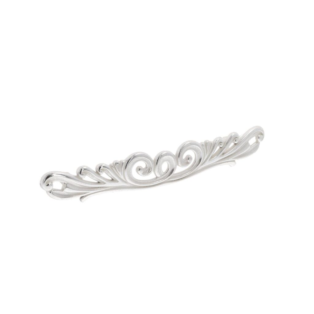 Poignée pour meubles en zamac Entraxe 128mm Venise argenté - Gris / argent, Zamak