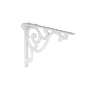 Supports étagères en zamac 250 x 175 Vernis blanc mat - Zamak