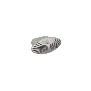 Bouton pour meubles en zamac Diamètre 44mm x 25 Vieil argent brillant – Gris / argent, Zamak