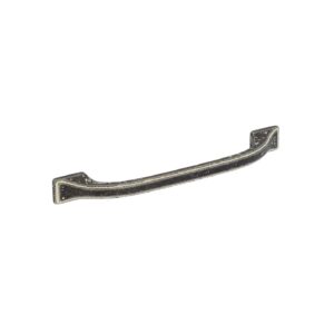 Poignée pour meubles en zamac Entraxe 128mm Ivoire rustique – Gris / argent, Zamak