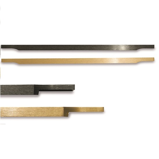 Poignée de meuble profil en aluminium Entraxe 247x14x18mm Or Satiné - Jaune / doré - Afbeelding 4