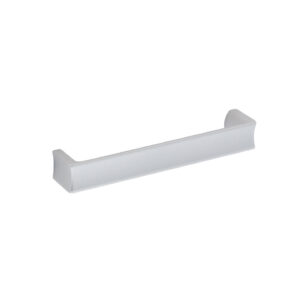 Poignée pour meubles en zamac Entraxe 128mm Aluminium mat verni - Gris / argent, Zamak
