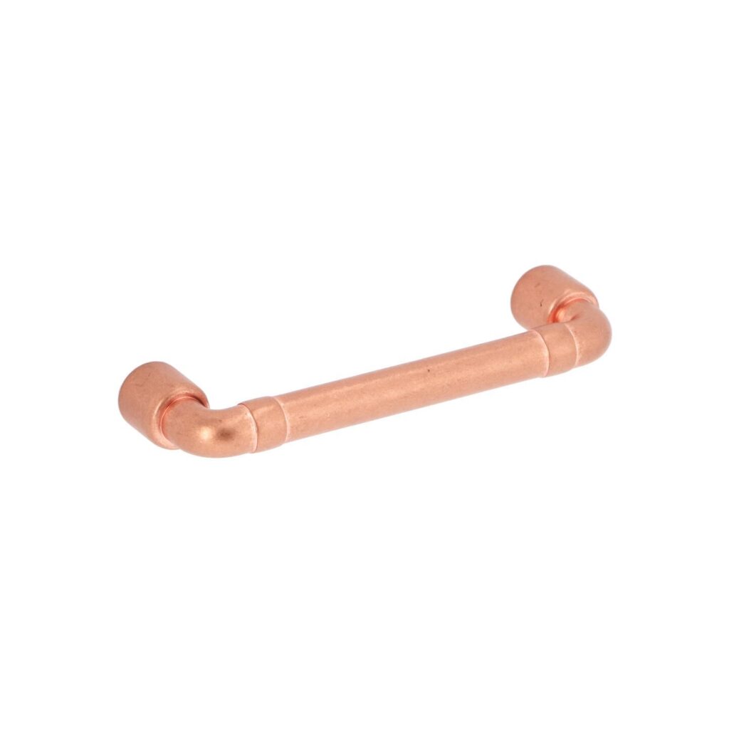 Poignée pour meubles en zamac Entraxe 96mm cuivre vintage - Orange / cuivré, Zamak