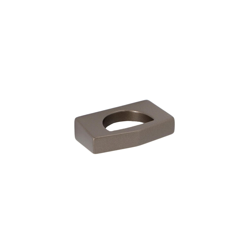 Bouton pour meubles en zamac Entraxe 32mm Alucover bronze Lot de 25 - Gris / argent, Zamak