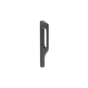 Poignée pour meubles en zamac Entraxe 96mm Alucover graphite - Gris / argent, Zamak