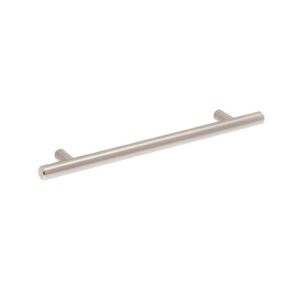 Poignée pour meubles en Acier Entraxe 160mm finition Nichel satiné – Gris / argent, Acier inoxydable